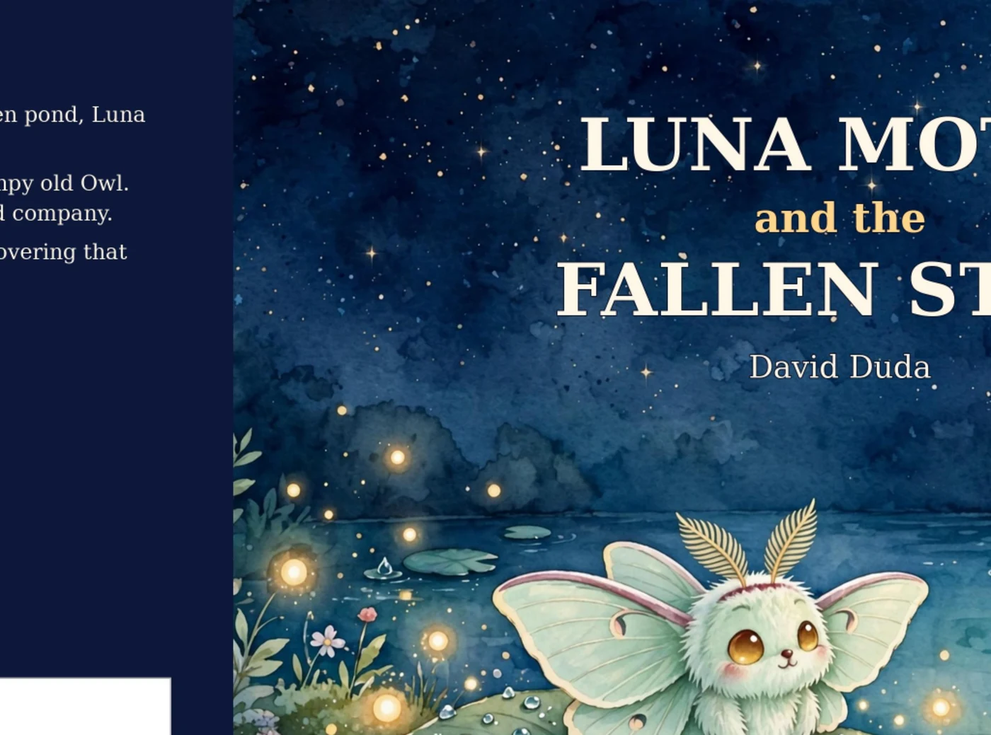 Cover of Luna Moth and the Fallen Star